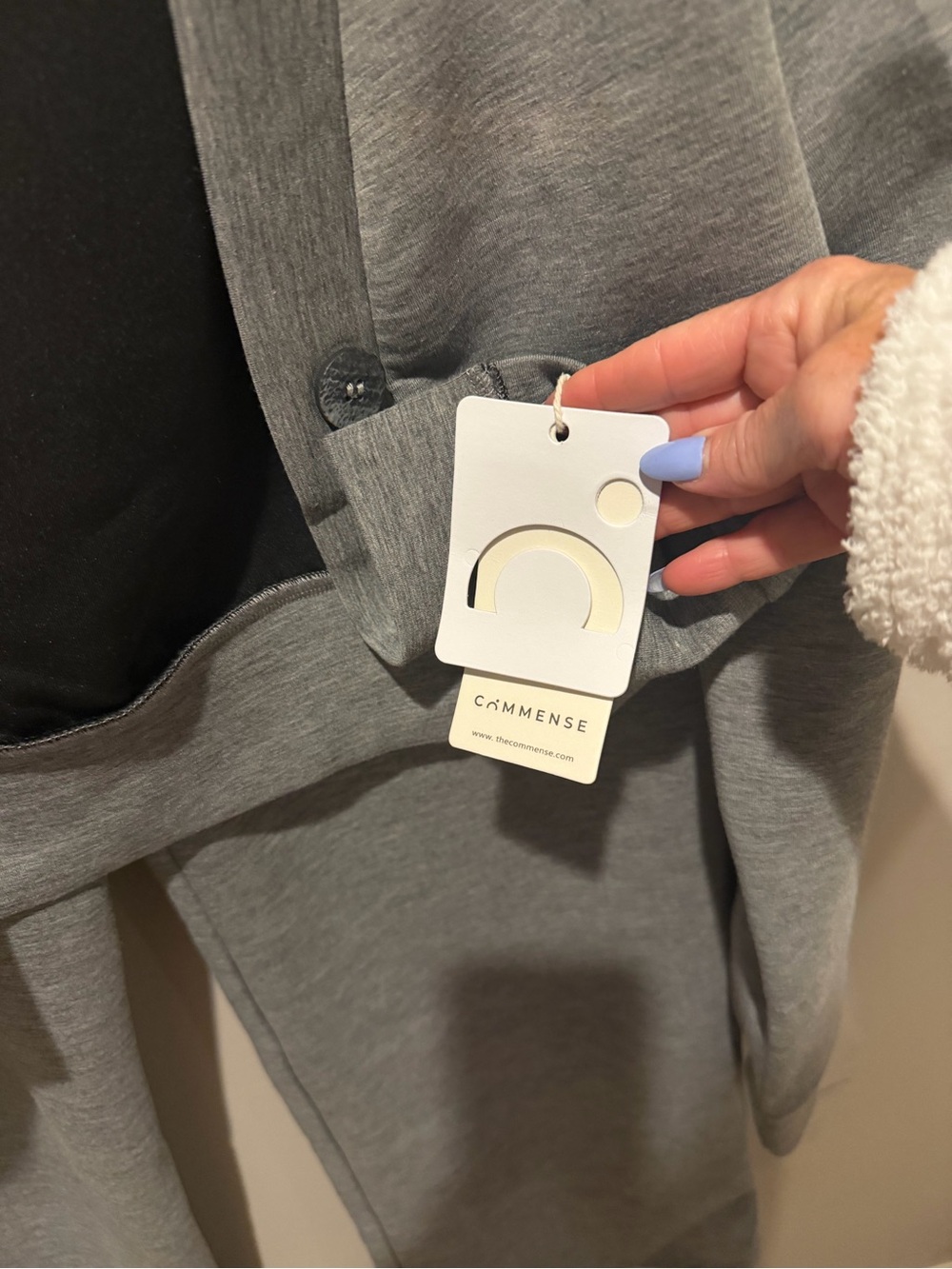 Commense Gray Two-Piece Knit Lounge Set | XS | NWT - Picture 3 of 6